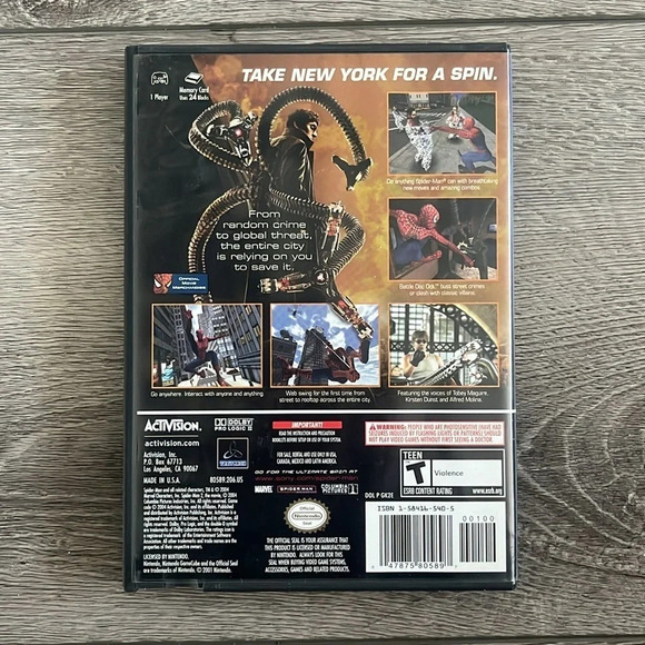 Nintendo Gamecube Spider-Man 2 - Picture 2 of 3